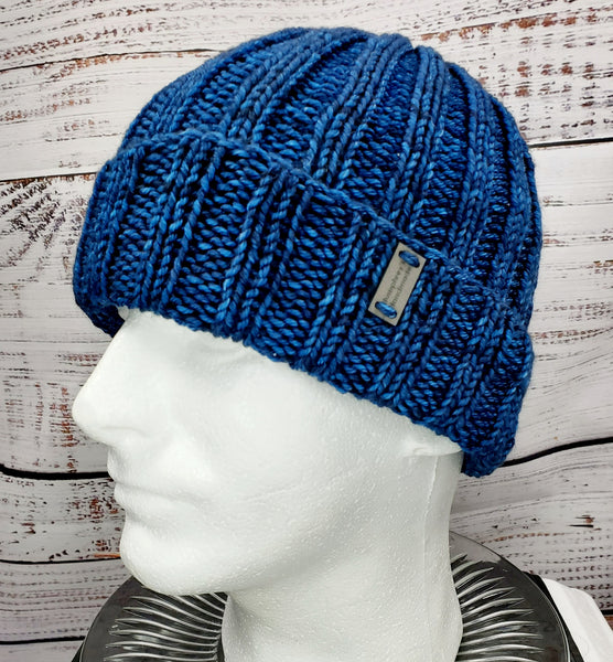 Ribbed Knit Hat • Wool Winter Hat • Women’s Hat 2024 • Malabrigo Knit Hat