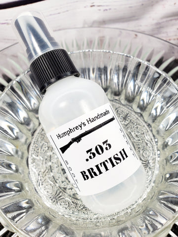 Men's .303 BRITISH Body Spray | Scotch Whisky - Vanilla Bourbon - Cedarwood | Linen Spray