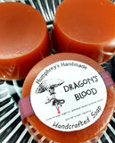 DRAGON'S BLOOD Glycerin Soap | Unisex | Amber Vanilla Patchouli Orange | Beard Wash | Shaving