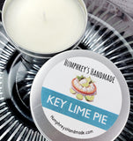 KEY LIME PIE Candle | Hand Poured Soy Wax | 8 oz | USA Made