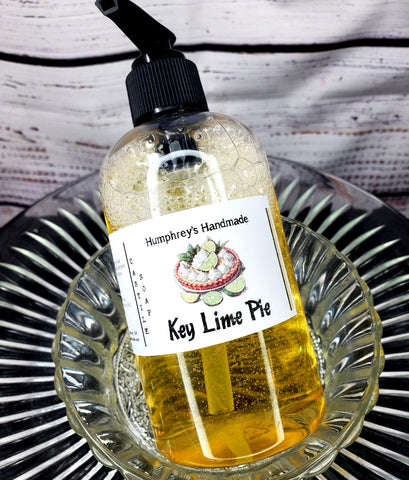 KEY LIME PIE Body Wash | 8 oz | Castile Soap | Citrus Sweet Tangy Summer