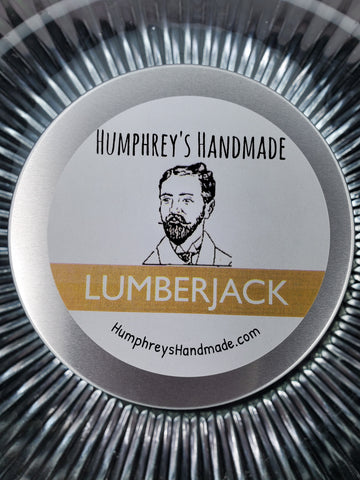 LUMBERJACK Candle | Cedarwood Sandalwood Scent | Hand Poured Soy Wax | 8 oz | USA Made