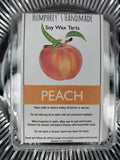 PEACH Wax Melts | Soy Wax Tarts | Hand Poured Soy Wax | Made in USA