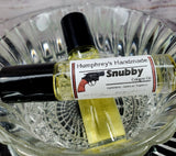 SNUBBY Men's Cologne | Roll On Jojoba Oil | Bourbon Vanilla Cedarwood Musk